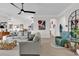 Bright living room featuring a comfortable seating area and access to other rooms at 249 Venice Way # 3-201, Myrtle Beach, SC 29577