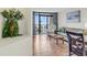 Living room with ocean view and comfortable seating at 4800 S Ocean Blvd. # 319, North Myrtle Beach, SC 29582