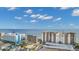 Oceanfront view of high rise buildings and beach at 4800 S Ocean Blvd. # 319, North Myrtle Beach, SC 29582