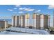 High rise building with oceanfront parking and beach access at 4800 S Ocean Blvd. # 319, North Myrtle Beach, SC 29582
