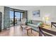 Living room with ocean view and comfortable seating at 4800 S Ocean Blvd. # 319, North Myrtle Beach, SC 29582