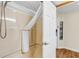 Bathroom with shower/tub combo and door to hallway at 4800 S Ocean Blvd. # 319, North Myrtle Beach, SC 29582