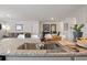 Granite countertop kitchen with stainless steel sink, ample counter space, and breakfast bar at 805 Woodland Farms Circle, Aynor, SC 29511