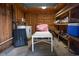 Laundry area with washer, dryer, and storage shelves at 1517 Schooner Ct., Garden City Beach, SC 29576