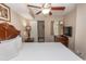 Primary bedroom with a king bed and private balcony at 1321 S Ocean Blvd. # 905, North Myrtle Beach, SC 29582