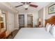 Spacious main bedroom with a king-size bed and ensuite bathroom at 1321 S Ocean Blvd. # 905, North Myrtle Beach, SC 29582
