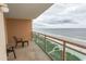 Stunning ocean view from a private balcony, overlooking the beach and coastline at 1321 S Ocean Blvd. # 905, North Myrtle Beach, SC 29582