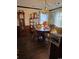 Formal dining room with hardwood floors and antique furniture at 710 Lakeside Dr., Surfside Beach, SC 29575