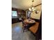 Cozy kitchen with built-in banquette seating at 710 Lakeside Dr., Surfside Beach, SC 29575