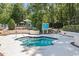 Relaxing hot tub surrounded by lounge chairs and landscaping at 1551 Spinnaker Dr. # 5822, North Myrtle Beach, SC 29582