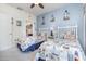Charming bedroom with twin beds, nautical theme, and ample closet space at 5056 Glenbrook Dr. # 202, Myrtle Beach, SC 29579