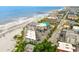 Aerial of oceanfront homes and beach at 6302 Ocean Blvd. N # E-1, North Myrtle Beach, SC 29582