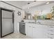 Kitchen with stainless steel appliances and granite countertops at 110 Hartland Dr. # 15-E, Myrtle Beach, SC 29572