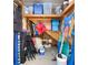 Storage area with shelves, beach chairs and equipment at 117B Ocean Blvd. S, Surfside Beach, SC 29575