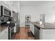 Modern kitchen with stainless steel appliances and granite countertops at 1120 Hickory Knob Ct., Myrtle Beach, SC 29579