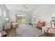 Bright living room with water view and access to patio at 1120 Hickory Knob Ct., Myrtle Beach, SC 29579