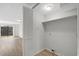 Convenient laundry closet with shelving and white louvered door at 500 Deer Creek Rd. # D, Surfside Beach, SC 29575