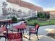Community garden area with seating and train mural at Tbb1 Shady Grove Rd., Conway, SC 29527