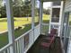 Spacious balcony overlooking a serene golf course, perfect for relaxation at 616 River Oaks Dr. # 54F, Myrtle Beach, SC 29579