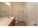 Clean bathroom with double vanity, toilet and shower/tub combo at 1417 Tiger Grand Dr., Conway, SC 29526