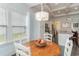 Kitchen features an island and a breakfast nook with view into the kitchen at 794 Thistle Trail, Calabash, NC 28467