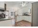 Open kitchen boasting ample counter space and an island at 1356 Tranquility Ln., Myrtle Beach, SC 29577