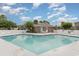 Community pool with surrounding patio at 500 Willow Greens Dr. # B, Conway, SC 29526