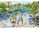 pool with fun water features at 1105 S Ocean Blvd. # 1044, Myrtle Beach, SC 29577