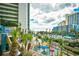 Resort pool area with ocean view at 1105 S Ocean Blvd. # 1044, Myrtle Beach, SC 29577