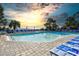 Enjoy this beautiful oceanfront pool at sunset at 1105 S Ocean Blvd. # 1044, Myrtle Beach, SC 29577