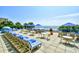 Relaxing pool deck area with ocean views at 1105 S Ocean Blvd. # 1044, Myrtle Beach, SC 29577