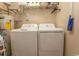 Convenient laundry room with washer, dryer, and extra storage at 4448 Lady Banks Ln. # 11 B, Murrells Inlet, SC 29576