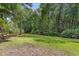 Expansive grassy backyard bordered by trees, providing ample space at 512 Goff Creek Ct., Myrtle Beach, SC 29579