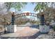 Entrance to the Riverwalk, featuring a brick pathway and archway at 702 Woodside Dr., Conway, SC 29526