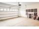 Large garage with concrete floors and ample storage at 6060 Zoe Way, Myrtle Beach, SC 29588