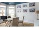 Bright office space with large windows and built-in shelving at 6060 Zoe Way, Myrtle Beach, SC 29588