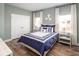 Cozy bedroom with a double bed and neutral color scheme at 6088 Zoe Way, Myrtle Beach, SC 29588