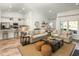 Open-concept living space with kitchen, seating area, and dining nook at 6088 Zoe Way, Myrtle Beach, SC 29588