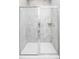 Clean and modern shower with frameless glass enclosure and grey tile at 5042 Selene Ct., Myrtle Beach, SC 29588