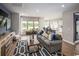 Open concept living room and kitchen with lots of natural light and a view at 5042 Selene Ct., Myrtle Beach, SC 29588