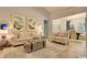 Spacious living room with comfortable seating and wood floors at 5067 Selene Ct., Myrtle Beach, SC 29588