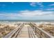 Wooden boardwalk leads to sandy beach at 233 Banbury Ln. # 401, Little River, SC 29566