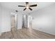 Bedroom with access to bathroom and closet at 1301 Pridgen Rd. # 1008, Myrtle Beach, SC 29577