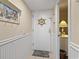Bright entryway with nautical decor and tiled floor at 5905 S Kings Highway # 219-B, Myrtle Beach, SC 29575