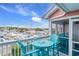 Relaxing balcony offering stunning marina views at 4755 Lightkeepers Way # 15-F, Little River, SC 29566