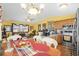 Eat-in kitchen with stainless steel appliances and granite countertops at 6001-5027 S Kings Hwy., Myrtle Beach, SC 29575