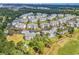 Aerial view of community with golf course and ocean at 4870 Luster Leaf Circle # 401, Myrtle Beach, SC 29577