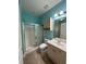 Clean bathroom with a shower/tub combo and light vanity at 4870 Luster Leaf Circle # 401, Myrtle Beach, SC 29577
