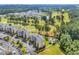 Aerial view of condo building and resort pool at 4870 Luster Leaf Circle # 401, Myrtle Beach, SC 29577