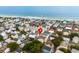 Aerial view showing home's location near the beach at 6001-1092 S Kings Hwy., Myrtle Beach, SC 29575